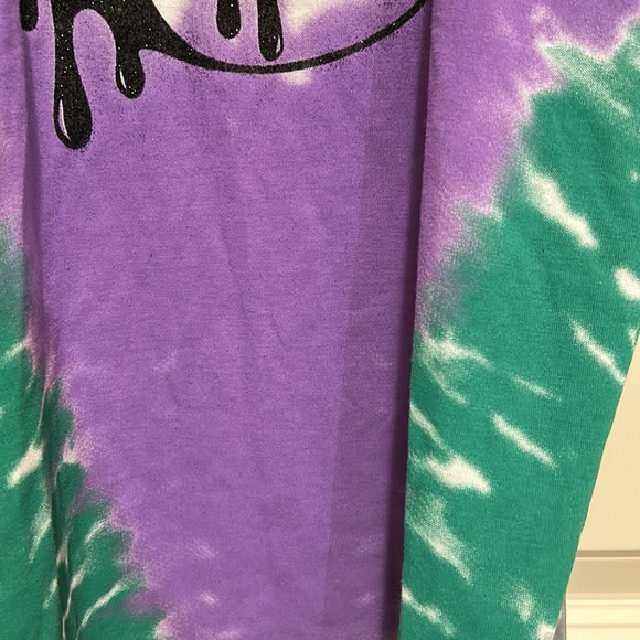 NWT Tie-Dye Yin-Yang High Neck Girls Tank Top - Picture 8 of 9